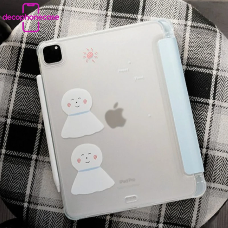 

Cute smiling doll With Pencil Holder Case For iPad Case iPad 10th Gen4th 5th 6th Air 4th 5th 10.9 Pro 113rd4th/10.2