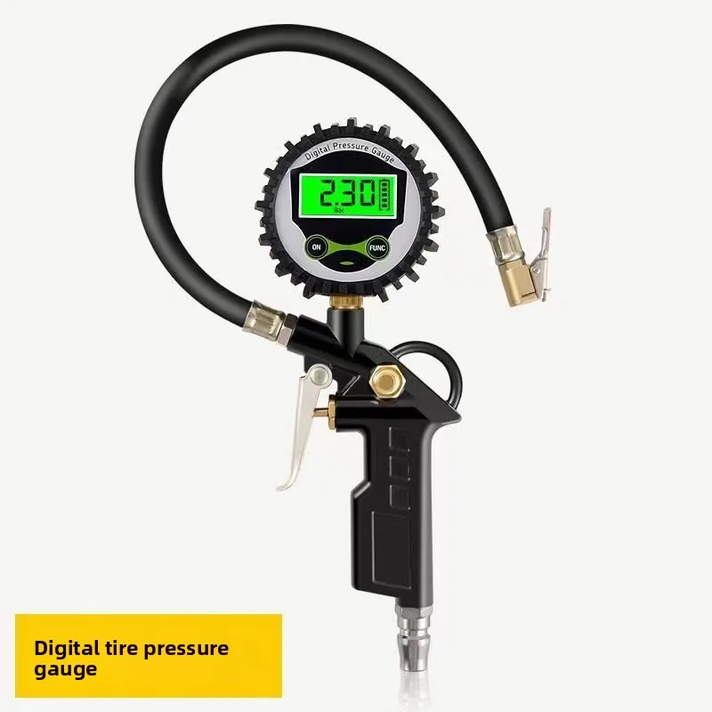 

Inflator Hose With Tyre Tester Gauge Motorcycle Tire Pressure Monitor System Test Diagnostic Tool Car Accessories Universal