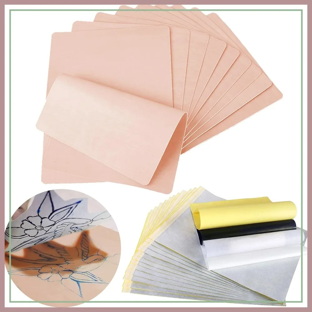 

23PCS Tattoo Practice Kit: Fake Skin & Stencil Paper for Beginners