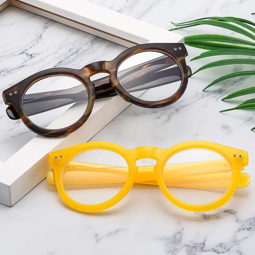 New Oval Glasses for Women  Fashionable Anti-Blue Light & Studded Frames Trendy Clear Lens Eyewear Prescription Ready