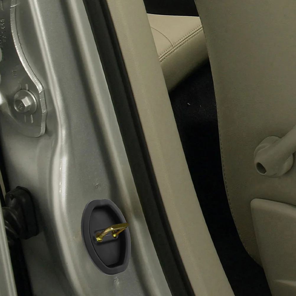 

8pcs Silicone Lock Latch Protection Covers Universal Car Door Shock Absorber Pads Replacement For Vehicle Door Crash Protection