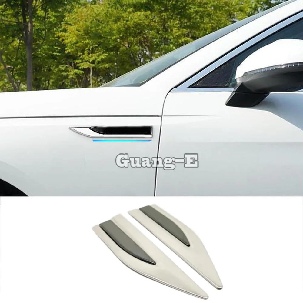 

Car Stickers Side Fender Vent Cover Trim for Lexus ES ES200 ES250 ES300h ES350 2018 2019 2020 2021 2022 2023 Steel Exterior 2PCS