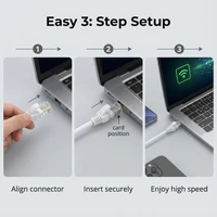 0.5/1/2/3/5/10/15/20/30/50M Cat6 Ethernet Cable RJ45 UTP 1000Mbps Network Cord LAN Wire Internet Lead Cord Router Computer Cable 5