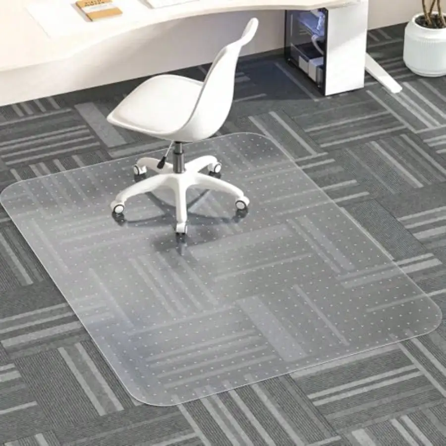 

Office Chair Mat for Carpet 36" X 48" X 0.09" Desk Chair Mat for Carpet Floors Clear and Thick Rolling Computer Chair Mats wi