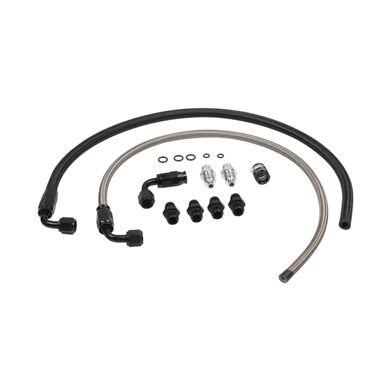 

6AN Power Steering Hose Kit 25Inch For Chevy C10 LS Swap With Connects For GM Type 2 Pressure Line Fitment