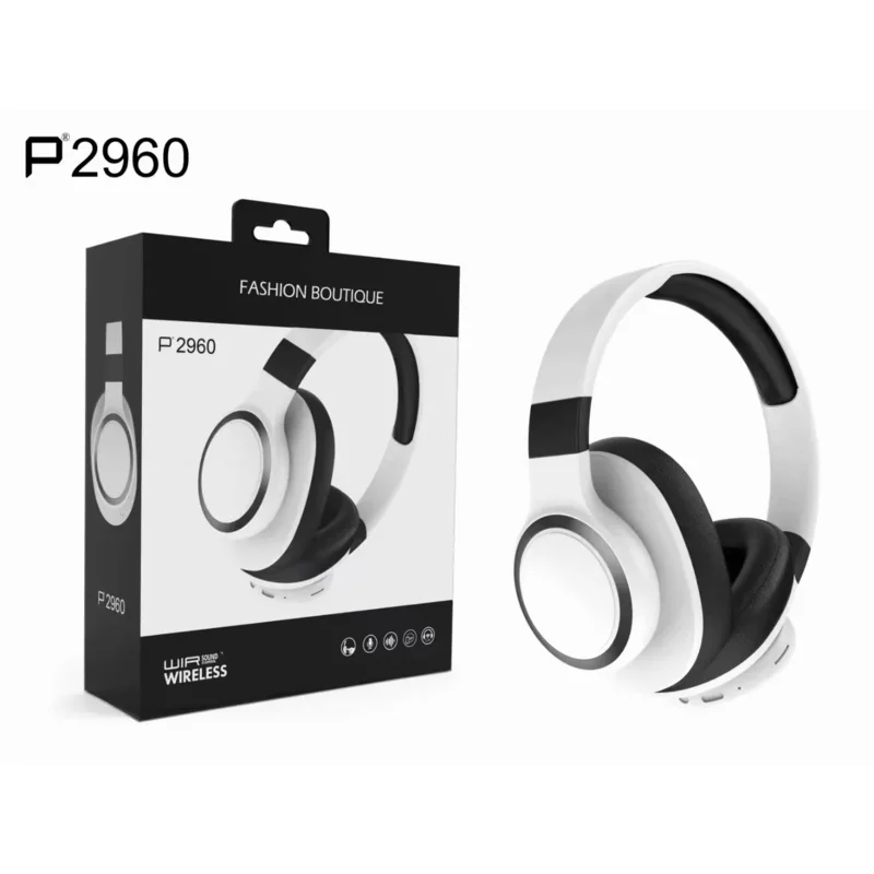 Headworn earphones, full earmuffs, FM card insertion, folding, sports wireless music earphones