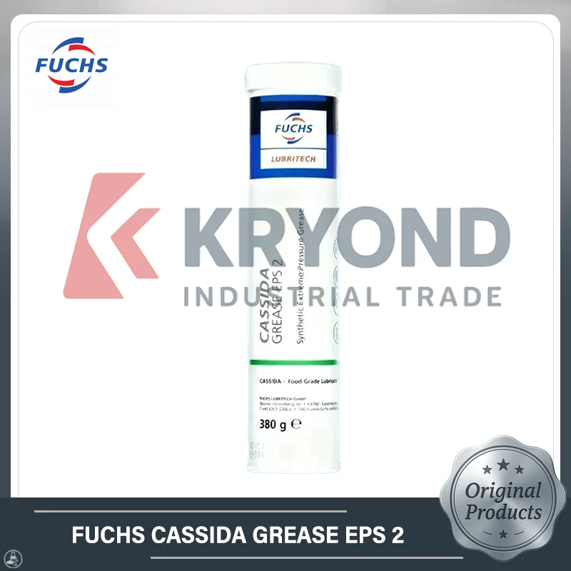 

FUCHS CASSIDA GREASE EPS 2 380 г — пищевая смазка премиум-класса NSF H1 для подшипников и защиты промышленной пищевой техники