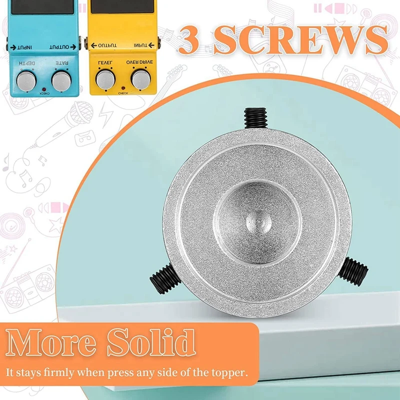 آثار دواسة Footswitch توبر ، أزرار دواسة حافي القدمين ، تأثير الغيتار غطاء مسمار القدم زيادة الدقة والراحة