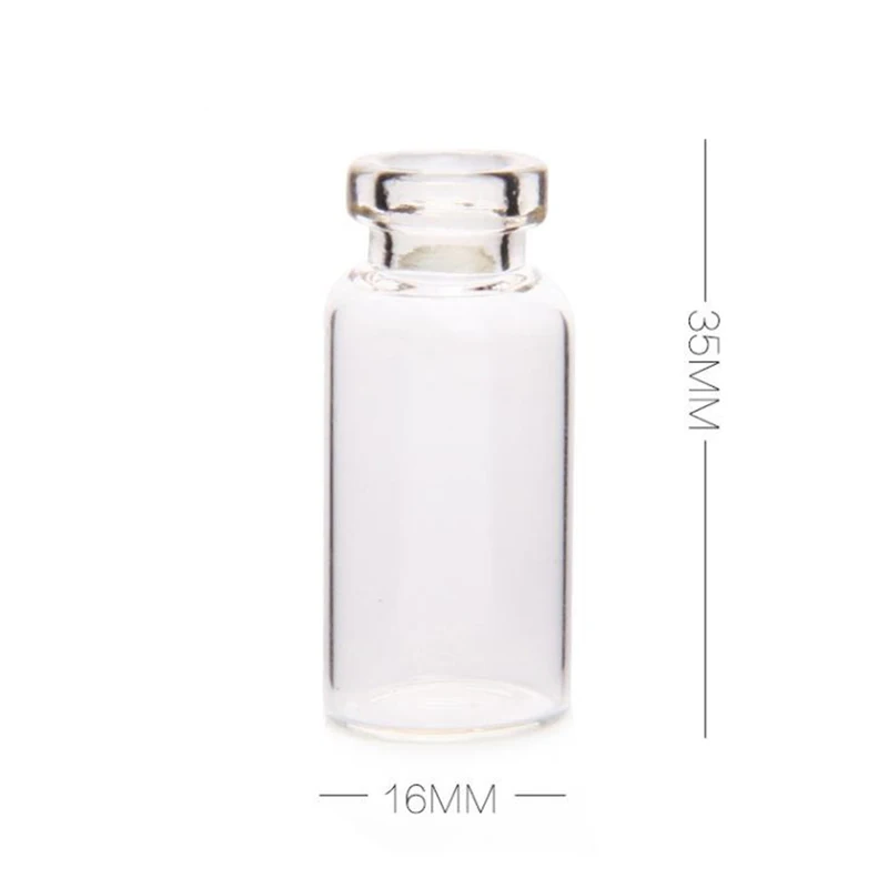 5 قطعة زجاجة زجاجية صغيرة قارورة أنبوب جرعة العطور الفلين الجرار أتمنى قلادة سحر