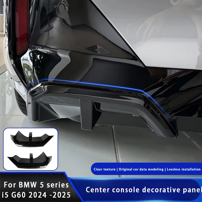 For BMW 5 Series i5 G60 2024-2025 Car Rear Bumper Diffuser Tail Lip Side Splitter Body Guard Kit Modification Accessories