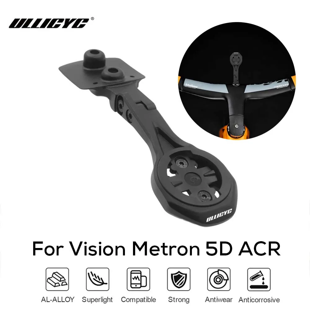 

For Vision Metron 5D ACR Integrated Handlebar Computer Mount Compatible with GPS/Garmin/Bryton/Wahoo /Gopro Aluminum Alloy