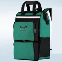 Greener Electrician Tool Shoulder Bag Backpack Tool Bag Professional Mechanic Strong Waterproof Reinforced Organizer Box