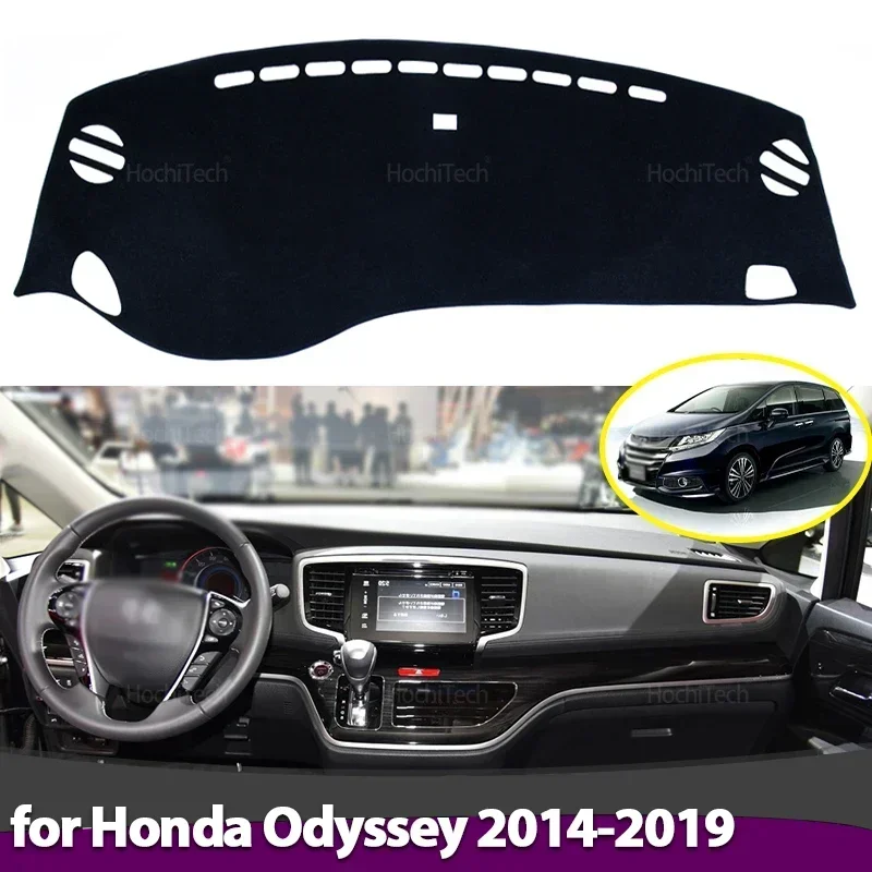 Auto Armaturenbrett Abdeckung Vermeiden Licht Pad Instrument Panel Matte Fall Teppiche für Honda Odyssey 2014-2019 JDM Modell RC1 RC2