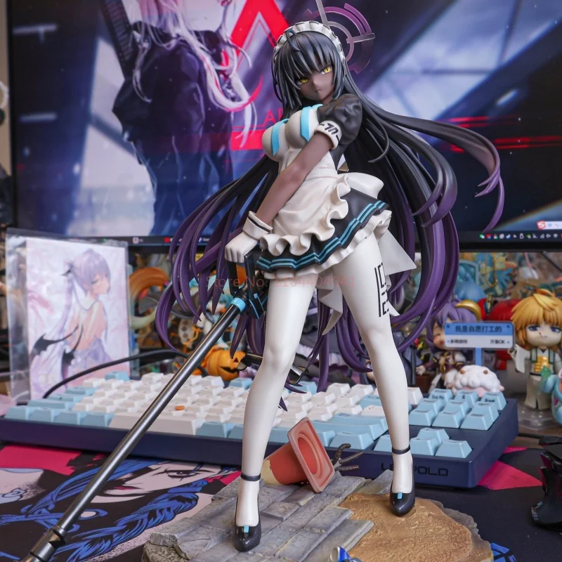 Anime azul arquivo figuras gk kakudate karin figuras de ação bela menina figuras de ação pvc modelo brinquedos aniversário ornamento brinquedos