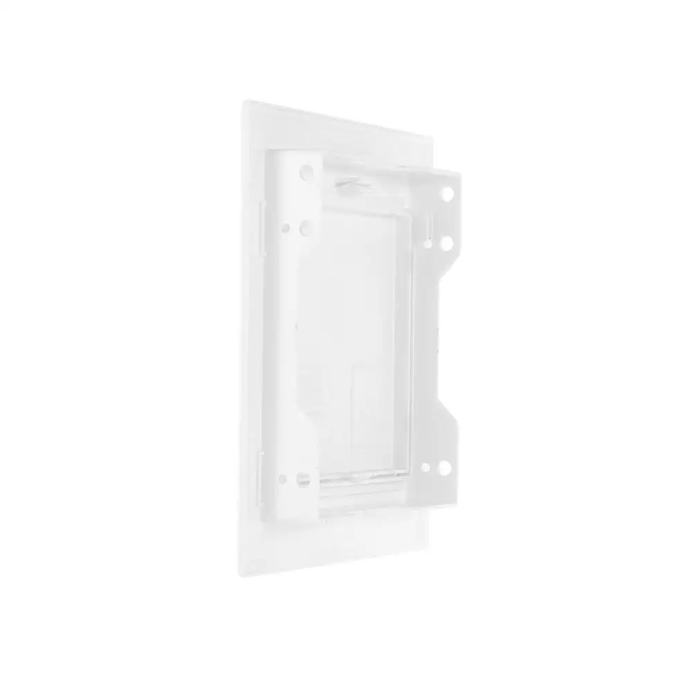 

Дверной замок в коробке, белая панель доступа, дверная пластиковая съемная смотровая отверстие, открывающаяся клапан, крышка, дверная пластина, стена, потолок