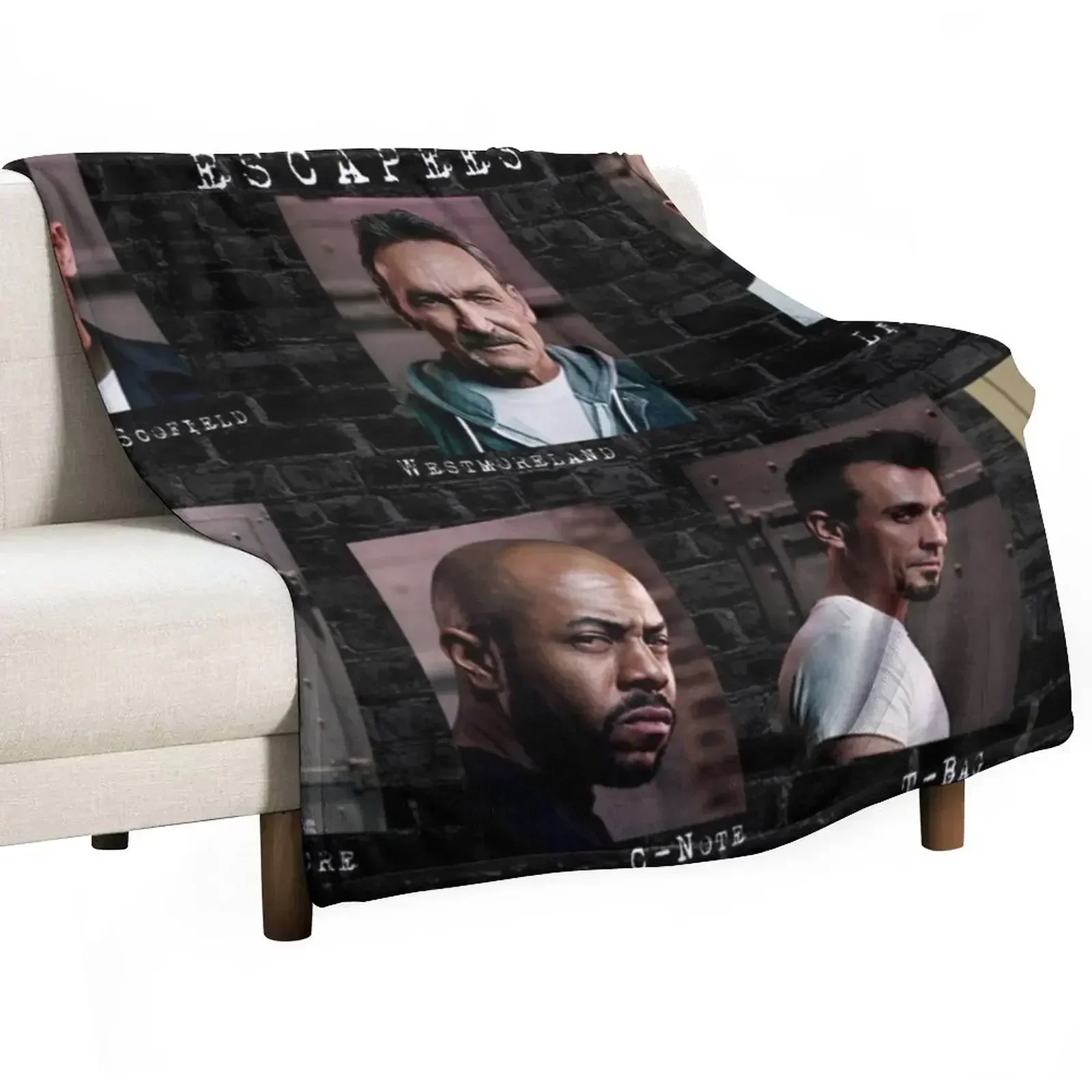 Prison Break Throw Blanket Vintage Thins Luxury Designer Blankets