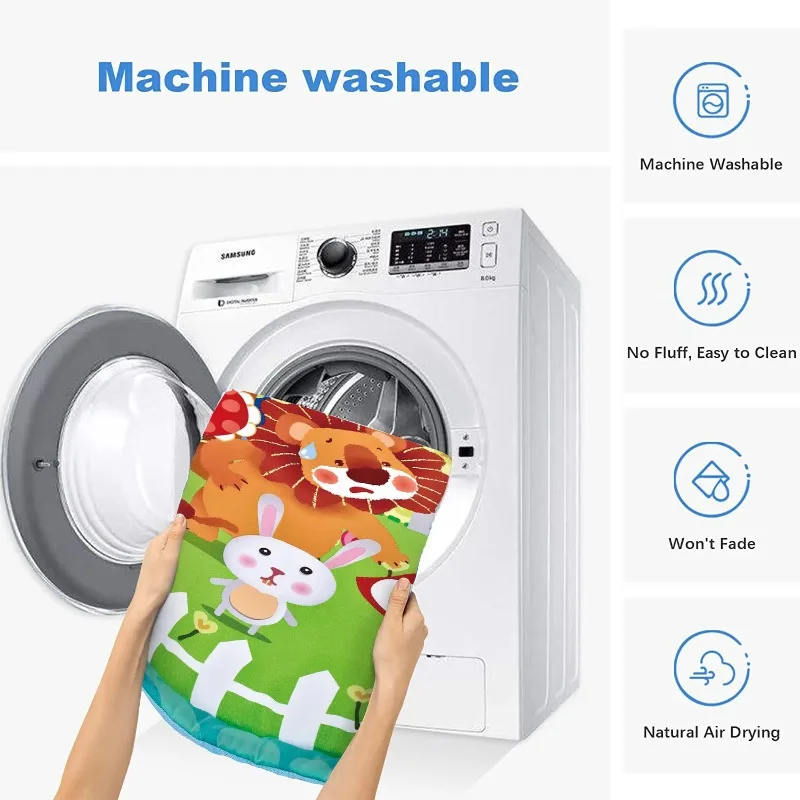 إطار اللياقة البدنية التعليمي الطفل الزحف الكلمة حصيرة لعب الرضع لعب البساط متكامل الطفل اللياقة البدنية رف لعبة الأطفال بطانية مستديرة #5