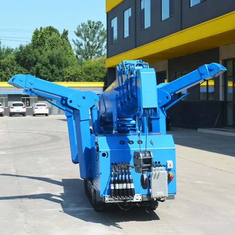 Mini Spider Crane Crawler Crane with Hydraulic Telescopic Outrigger Small Cranes for Narrow Space