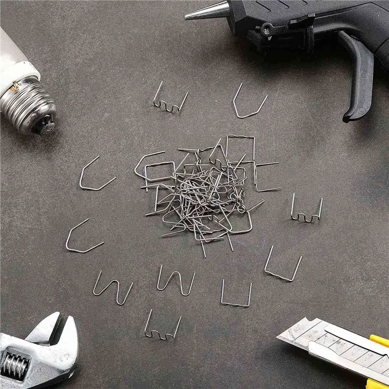 WORTHOWN-1200 Pieces Hot Staples Welding Rods Bumper Repair Welding Wire For Repair Machine Car Bumpers Dashboards Lamp Holders