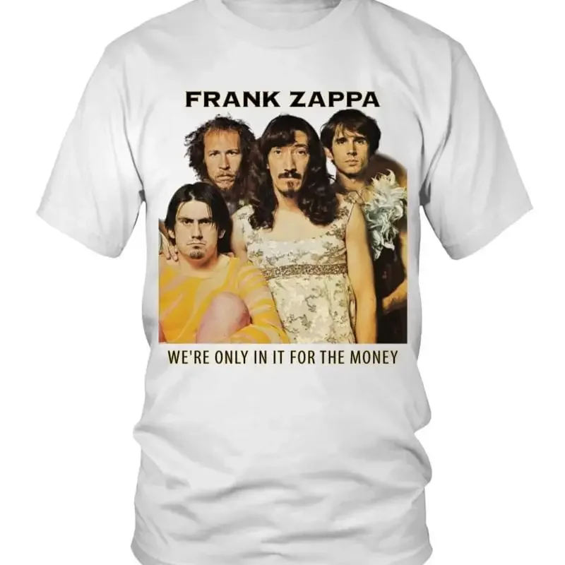 Frank Zappa We're Only In It For The Money WEIßES T-Shirt S 5Xl XZ901