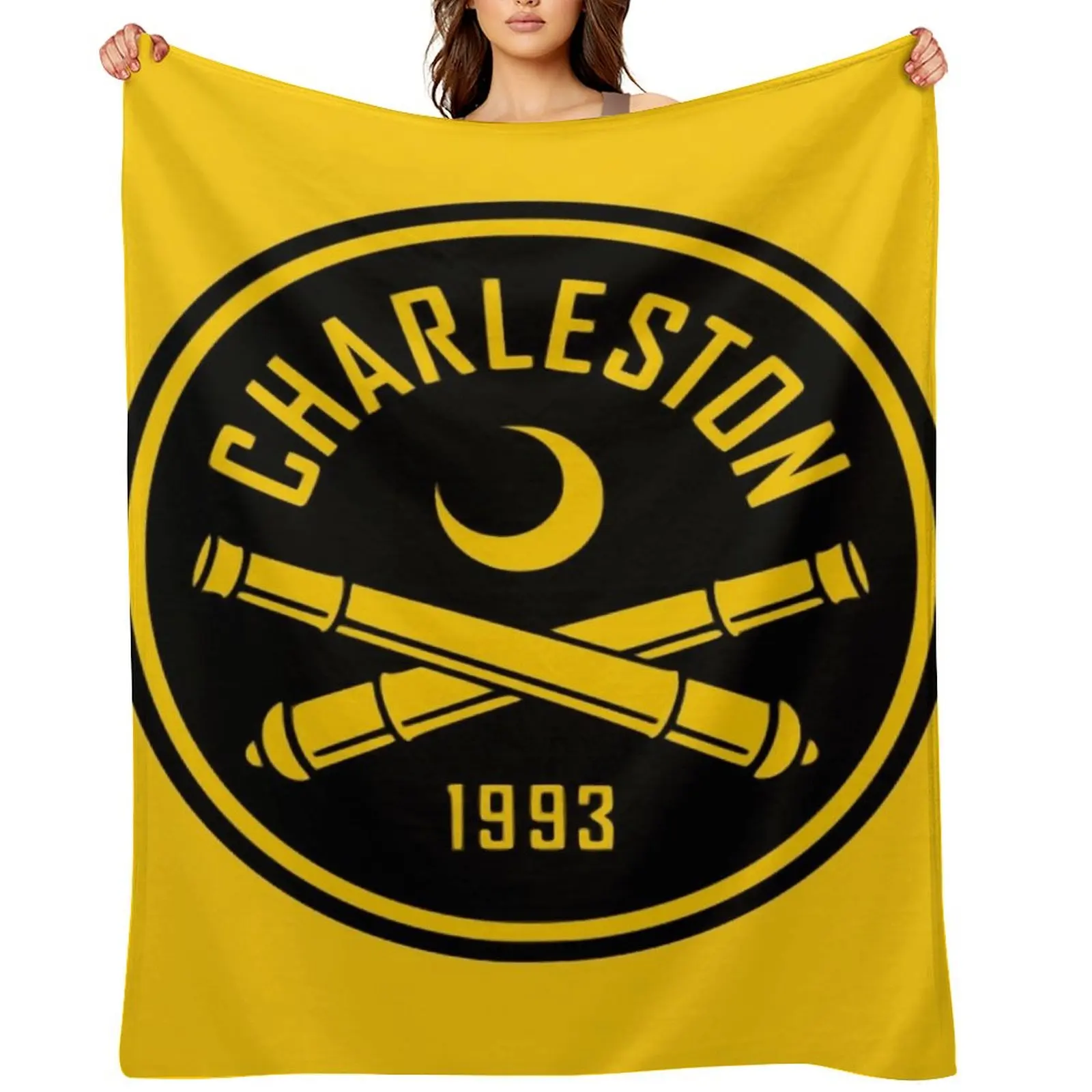 Manta decorativa Charleston Battery Throw Blanket, ropa de cama, sofás decorativos, mantas de playa a la moda