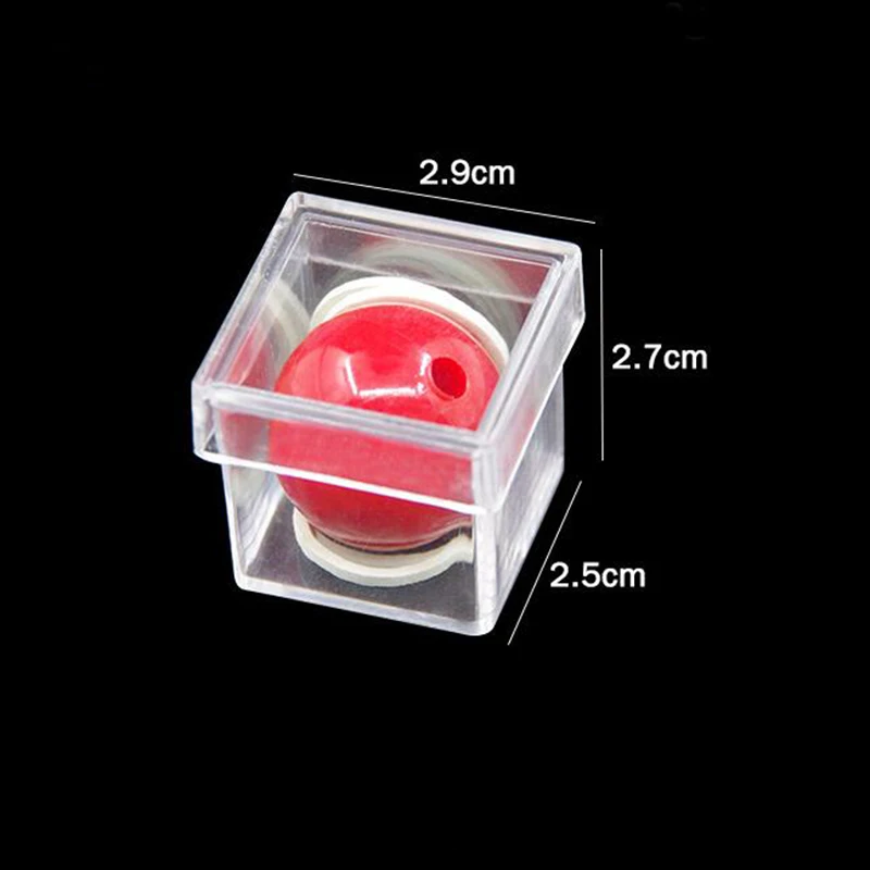 Bandit Ball Penetrate Through Clear Box Magic Tricks Magician Close Up Street Illusions Gimmick Props Mentalism Comedy Toy Magia