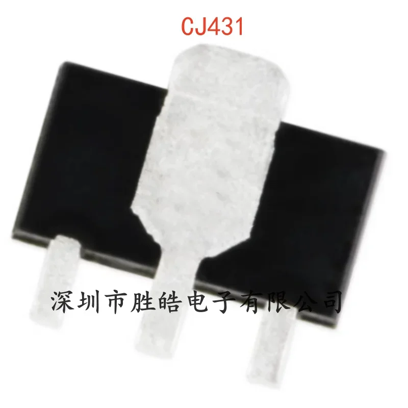 

(10PCS) NEW CJ431 0.5% 100mA Adjustable Voltage Chip SOT-89 CJ431 Integrated Circuit