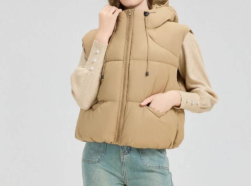 

Cotton Vest Women's Short Style 2025 Autumn and Winter New Product Women's Cotton Vest Sleeveless Cotton Camisole Shoulder
