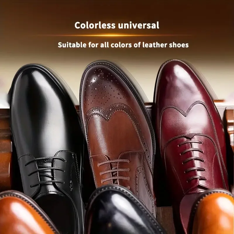 Ifubo Instant Shine Shoe Wax Sponge, Colorless Universal Leather Polish, Repair & Care For All Colors Leather Shoes, Bags & Furn view 4