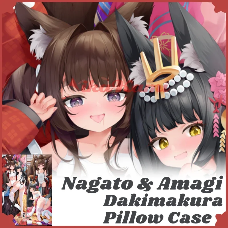 

IJN Nagato Amagi Dakimakura Azur Lane Game Pillowcase Fullbody Hugging Sexy Pillow Case Otaku Cushion Cover Home Bedding Decor