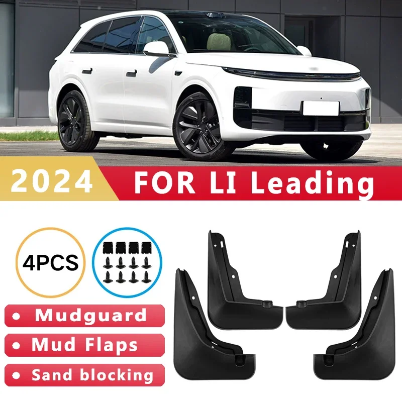 

Mud Flaps Fit for LI Leading Ideal L6 2024 Mudguards Tire Fenders Splash Proof Accessories Wheel Guards 4ps
