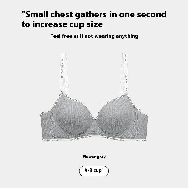 Dámská podprsenka s nabíraným lemem, jarní a letní, nešpinící, bez ocelových kroužků, měkká opora, proti povislým bokům prsou, kolekce - náhled 6