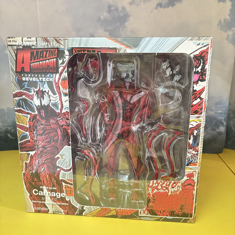 

The Amazing NO.008 Carnage Аниме Фигурка Игрушки 18 см Фильм 2 Carnage Bjd Фигурка Модель Коллекция Игрушки Рождественский Подарок