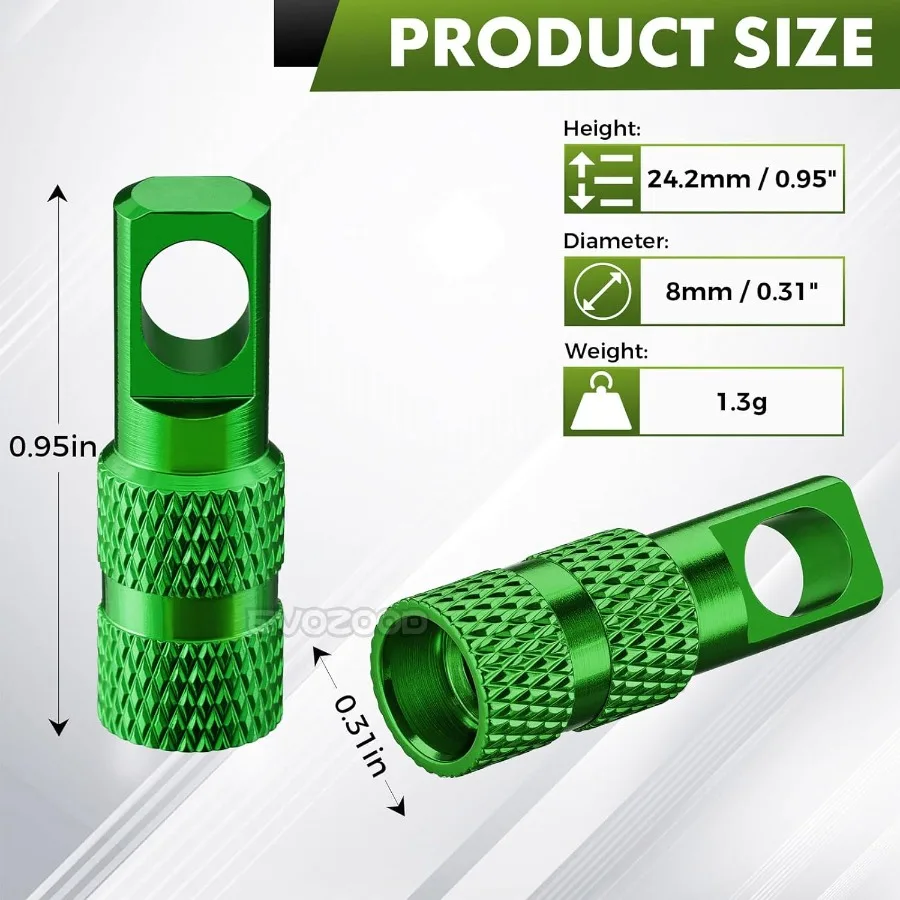 Bouchons anti-poussière pour tige de Valve Presta, avec dissolvant de noyau de Valve, couvercles de Valve de vélo légers en aluminium pour Tubes de vélo de route et vtt, paquet de 4