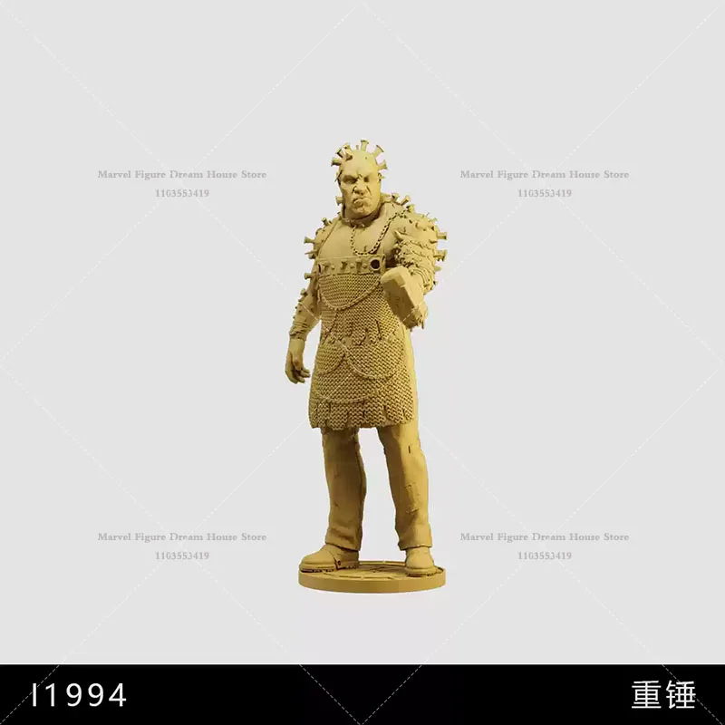 1/64 1/43 1/35 Miniaturszene Puppe Schlaghammer Tolles Kind Dire Mutter Pilgerin Torso Unpanited Weiße Minifigur