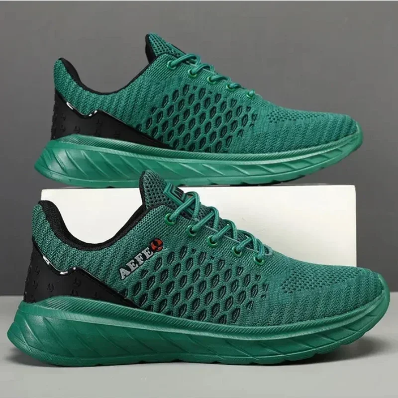 Men Casual Sport Shoes Lightweight Sneakers Outdoor Breathable Mesh Running Shoes Athletic Jogging Tennis Shoes for Men