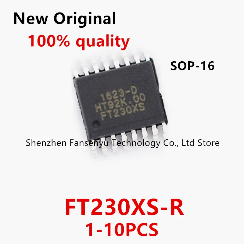 

(1-10pcs)100% New FT230XS FT230XS-R sop-16 Chipset