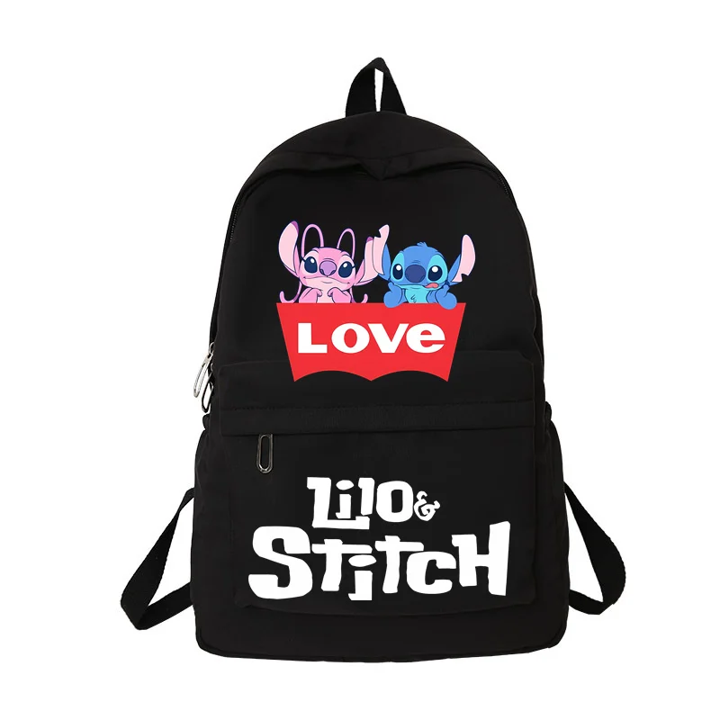 Disney-Mochila escolar infantil Lilo e Stitch, bolsa para adolescentes, mochilas para estudantes, bolsa para mulheres