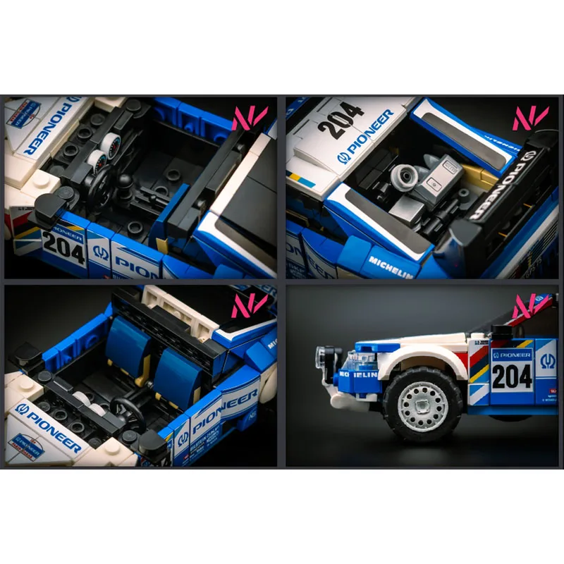 MOC-203822NewClassic405 T16Sports سباق السيارات بنة Model419Parts MOC الإبداعية بنين الأطفال عيد ميلاد اللبنات لعبة