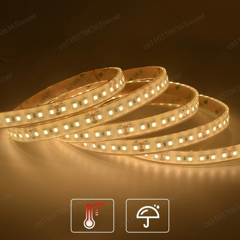 10 meter pressure drop free sauna room oxidation, sauna light strip IP68 waterproof and high temperature resistant to 100 ℃