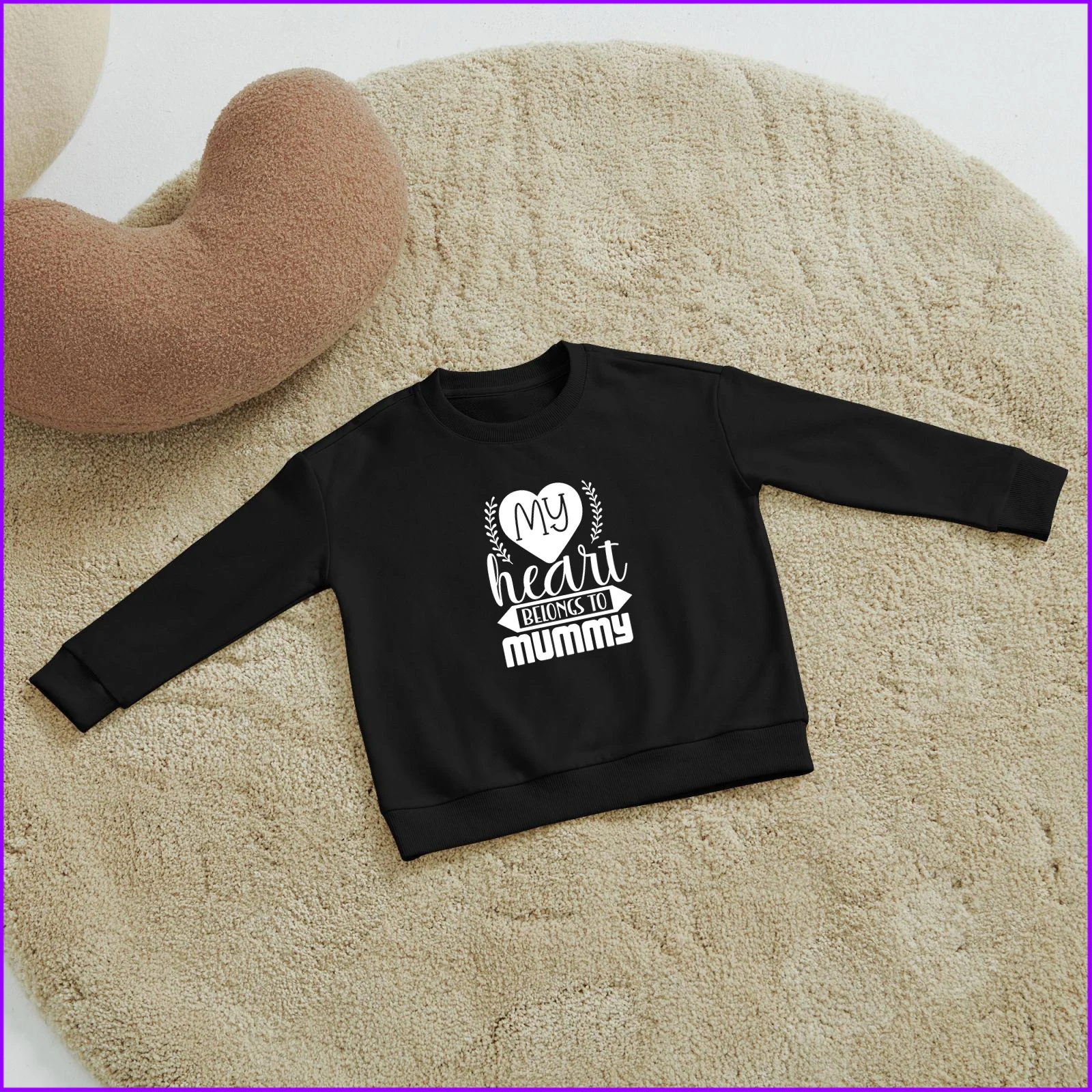 My Heart Belongs To Mummy Mother'S Day Gift Sja452 Kids Boys Girls Hoodies Sweatshirts Letter Fashion Manga Back To School Camis