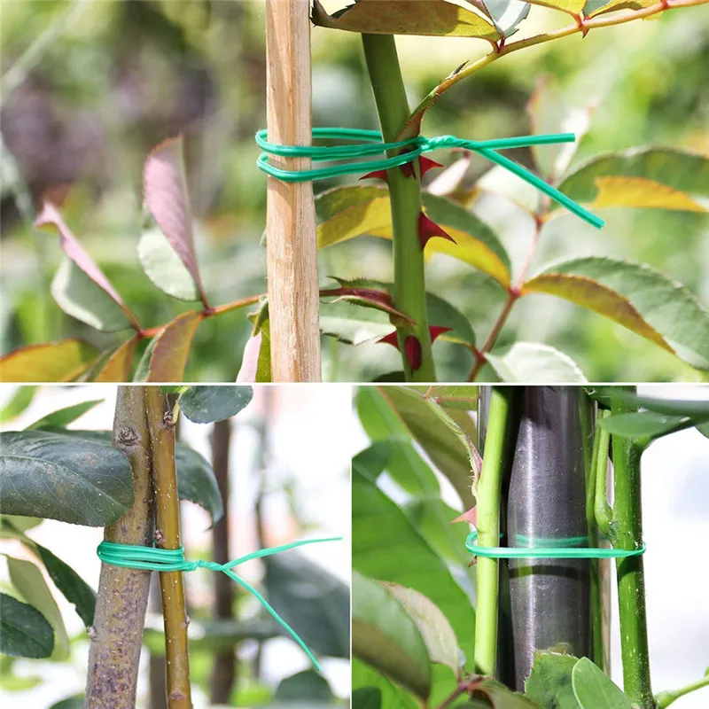 Garden Flexible Binding Wire Twine Fixed Climbing Plants Line Creeper Vegetable Stabilization Vines Ties Gardening Accesorries