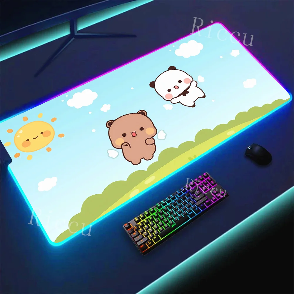 

RGB BUBU Y DUDU Cartoon Mousepad New Arrivals Large Gaming Mouse pad Gamer MousePad Size For Keyboards Mat E-Sports Rug Computer