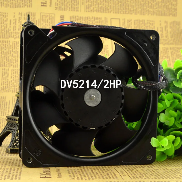 Industrial control fan 24V 1.6A 38.5W frequency converter fan DV5214/2HP 127*127*38mm Silent Axial flow fan