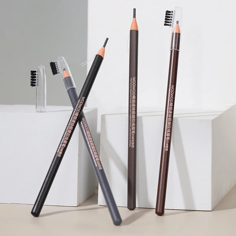 1 Pcs Waterproof Sweat-Proof Eyebrow Pencil Ultra-Thin  Eyebrow Pen For Women Beauty Cosmetic Eyebrow Pencil Cosmetics Tool