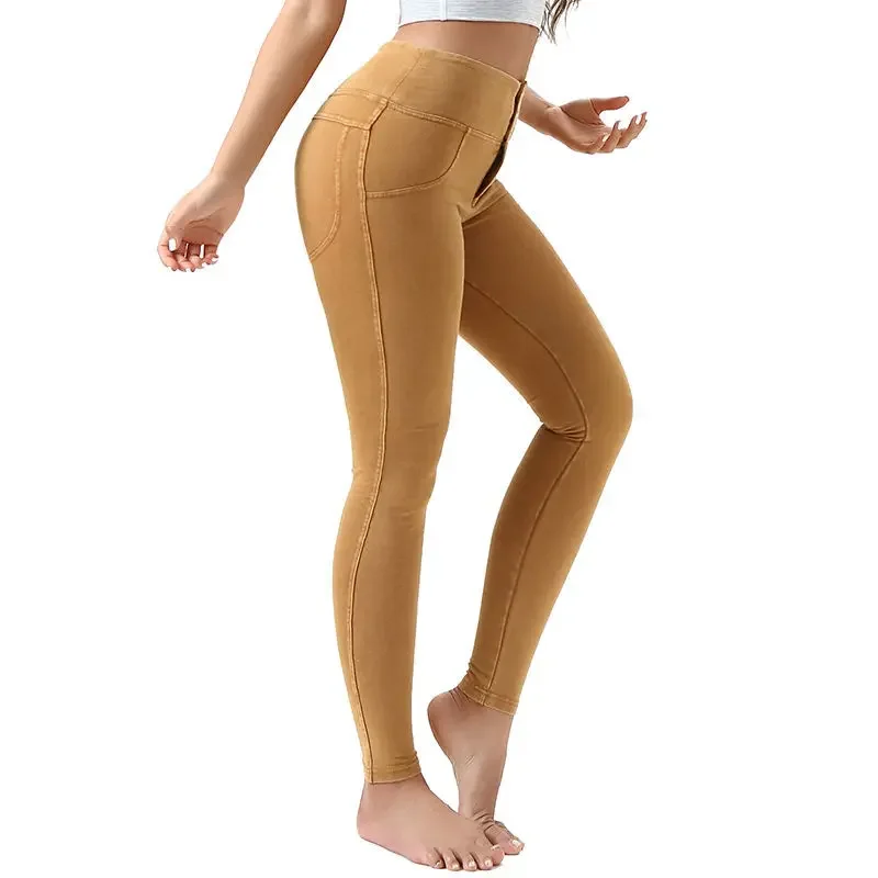 مفتوحة المنشعب في الهواء الطلق الجنس السراويل الغريبة Hotpants النساء الخوخ الورك السراويل نحيل اللياقة البدنية ركض Sweatpants اليوغا الرياضة طماق