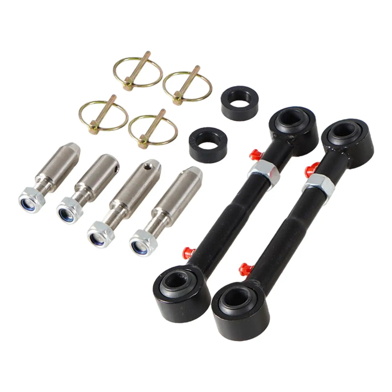 Adjustable Front Sway Bar Links Disconnects Stainless Steel Fits for Jeep