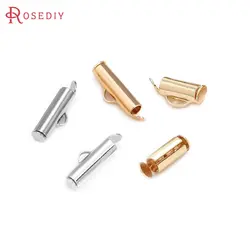 Width 9MM 12MM 13MM 15MM 19MM 18K Gold Color Brass Row Beads Clasps Jewelry Making Supplies Diy Bracelets Findings Accessories