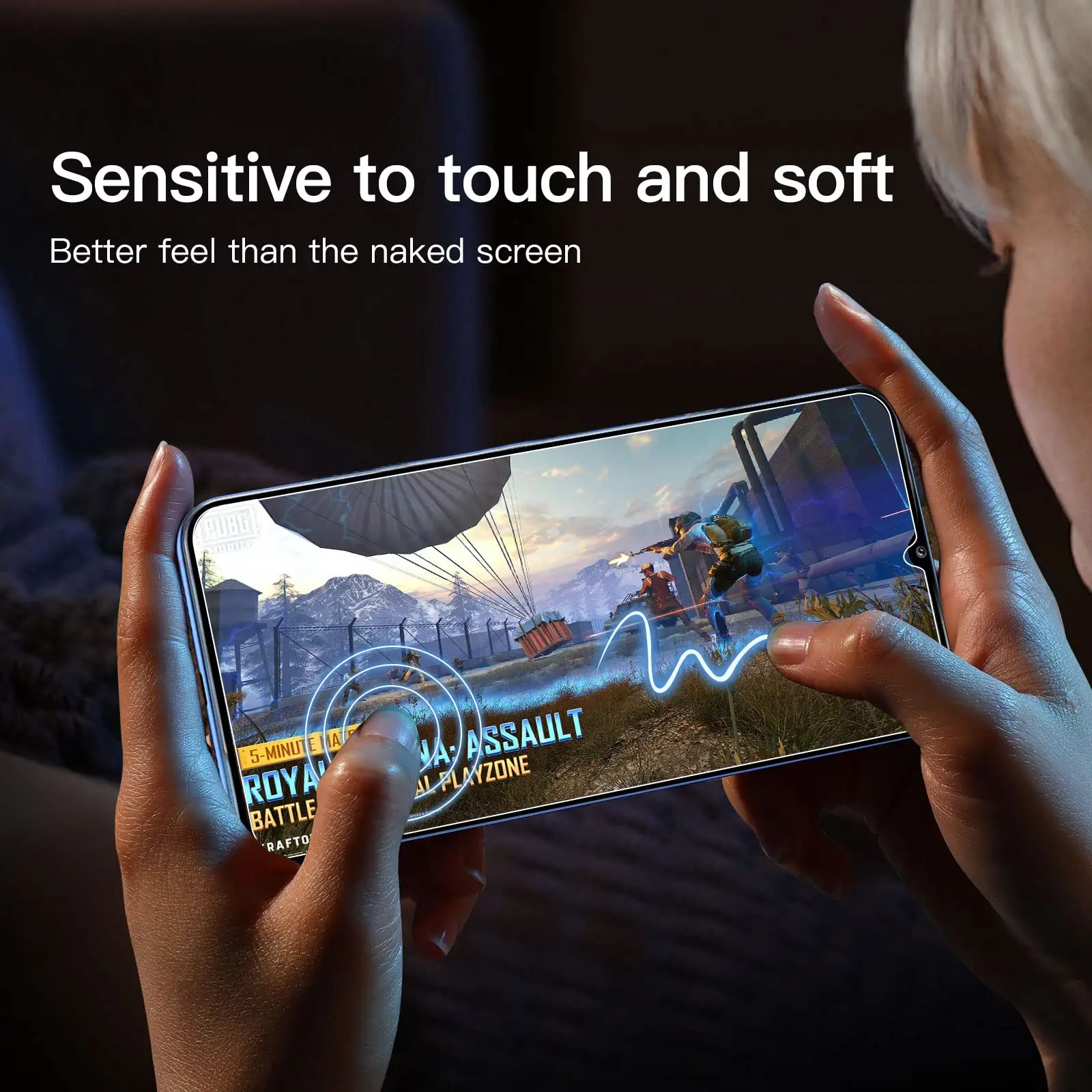 Für Samsung Galaxy A14 4G 5G Displayschutzfolie aus gehärtetem Glas, Kristallglimmer, 9H, HD, klar, transparent, hohes Aluminium, kratzfest – Detail 4