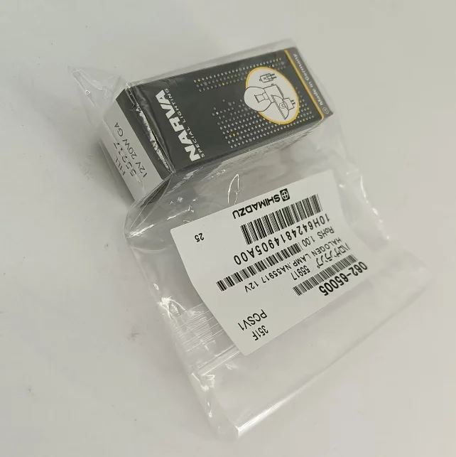 UV-Vis SPD Spectrometer SHIMADZU SPD-6AV, SPD-M10AV  Halogen Lamp NA55917 12V Cat Number 062-65005-00